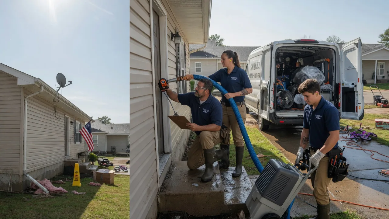 Ceiling Water Damage Restoration in Fisher, IL near me